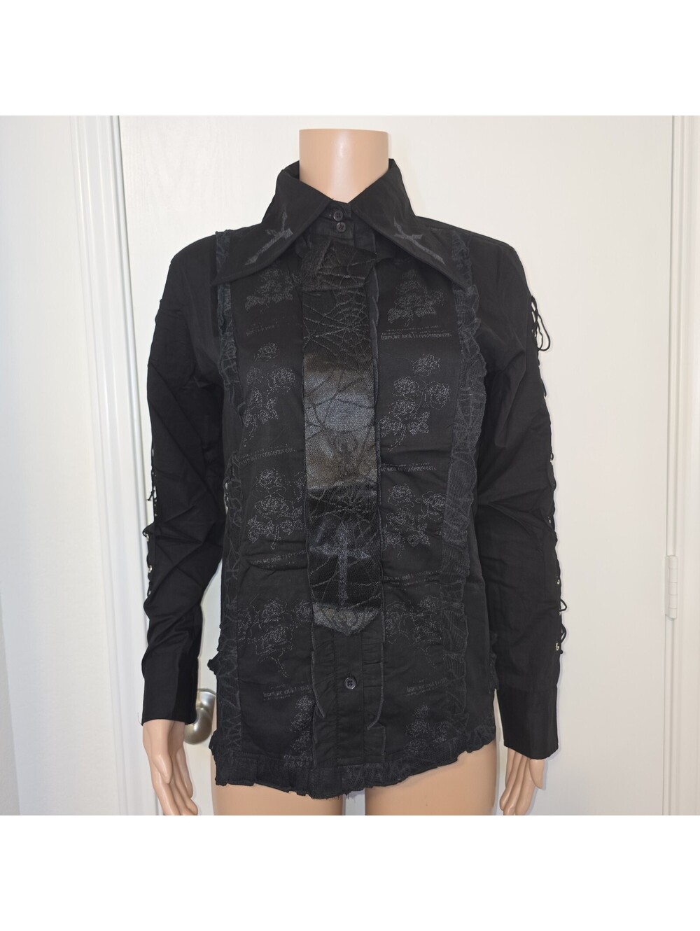 Dead Threads Gothic Medieval Visual Kei Long Sleeve Blouse - Picture 2 of 15